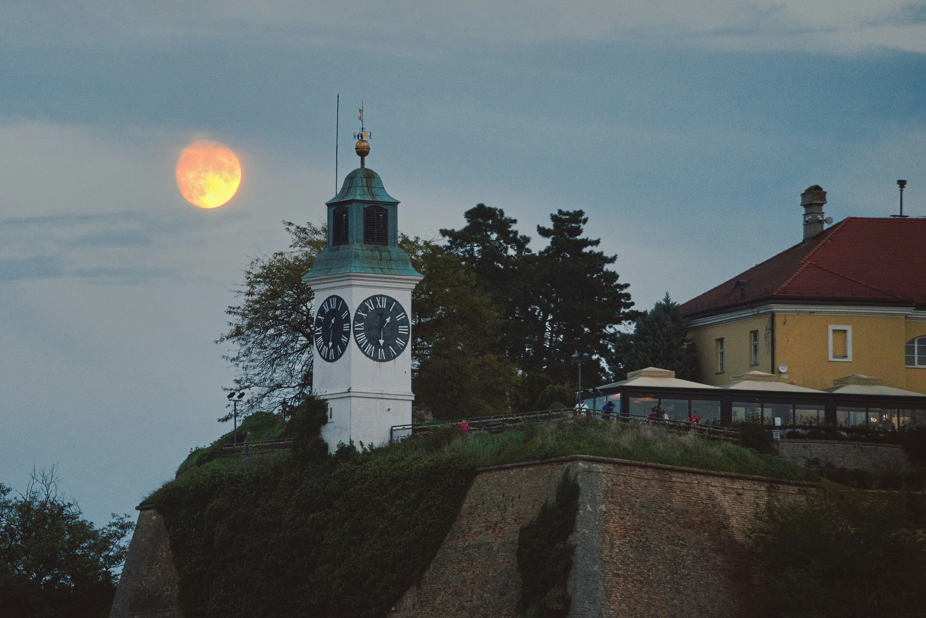 Petrovaradin Fortress clock tower