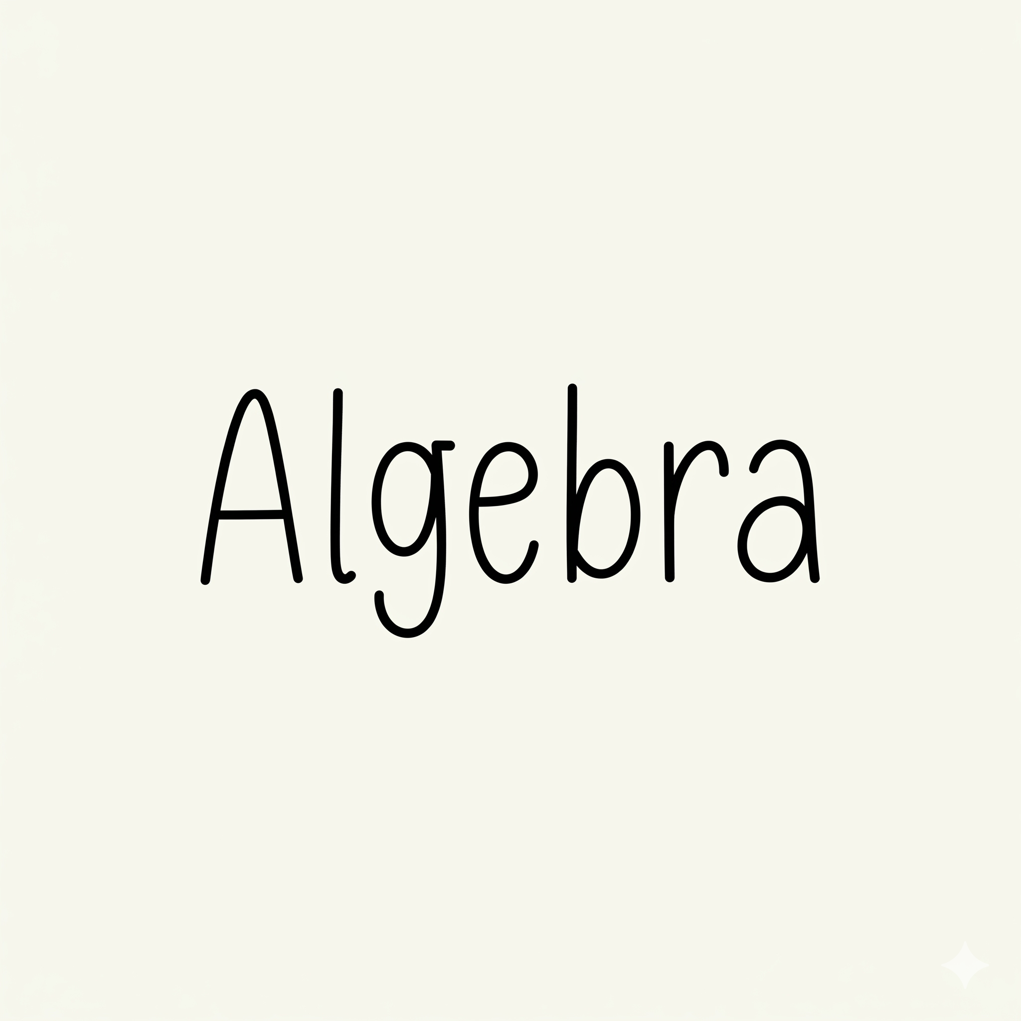 Algebra