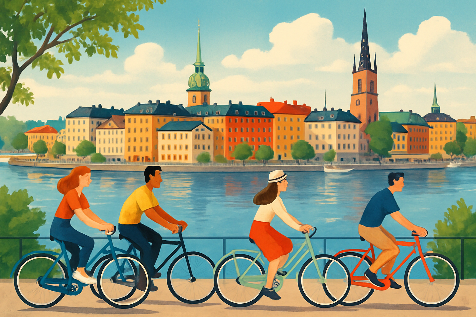 Cycling in Stockholm