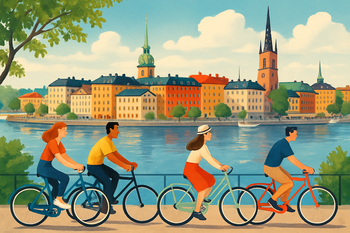Cycling in Stockholm