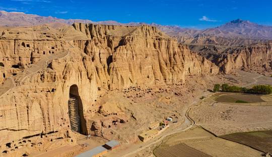 Buda statues in Bamyan, Afghanistan