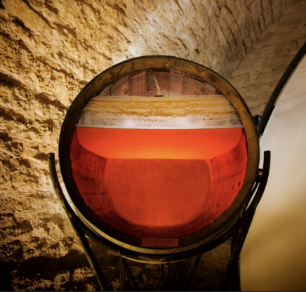 barril with vin jaune