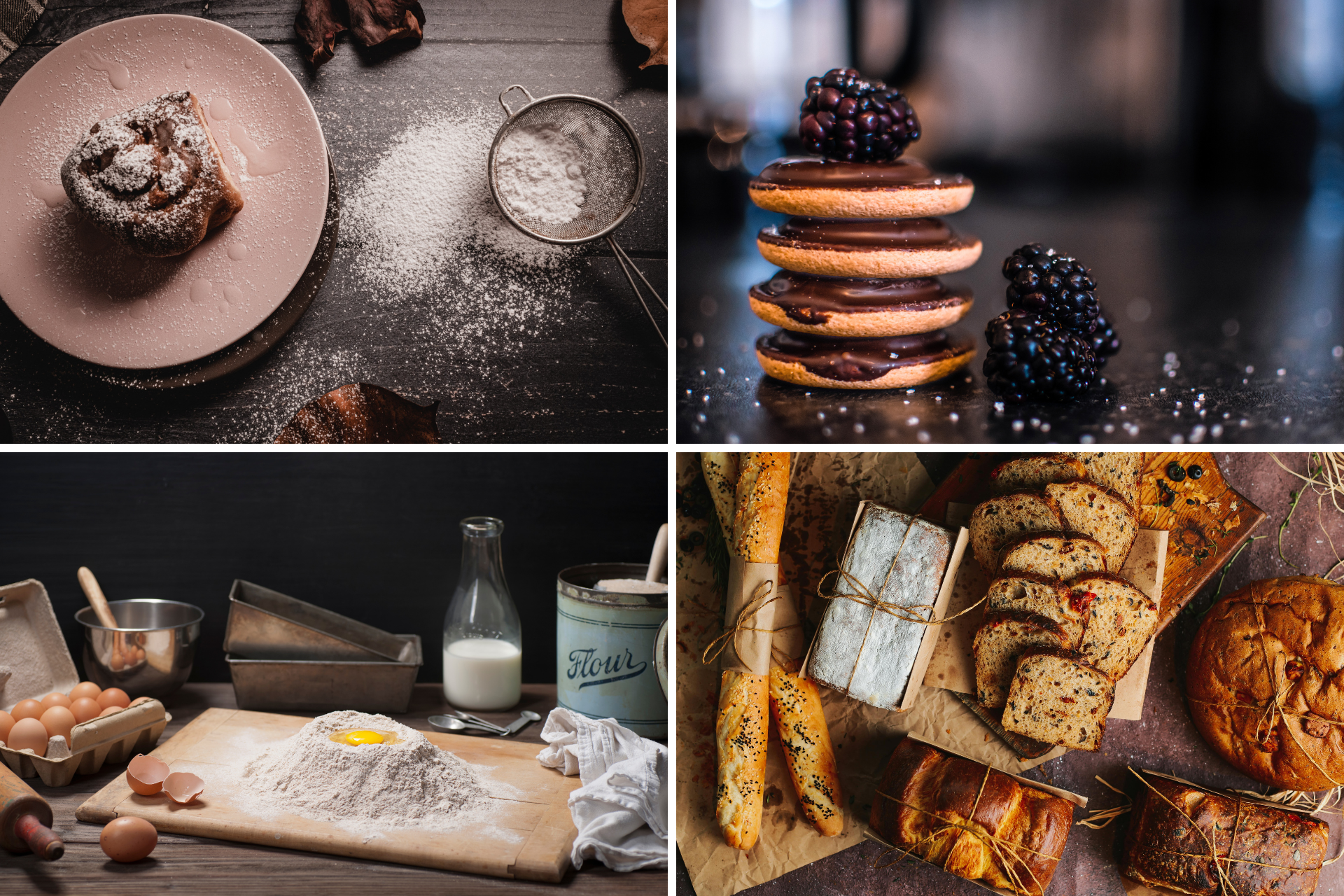 baking ingredients and equipment