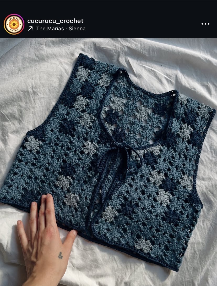 crochet vest