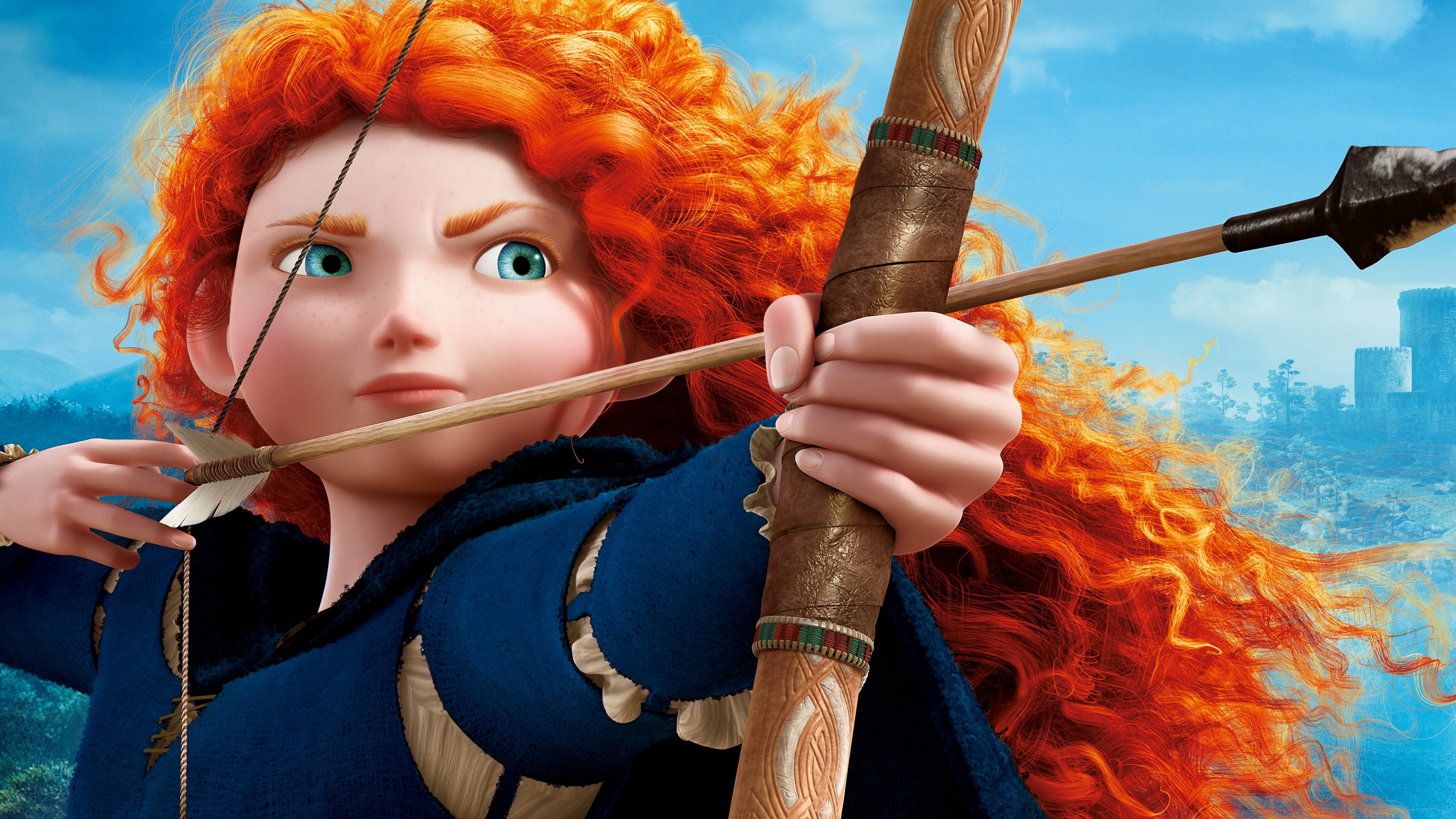 Merida with her bow