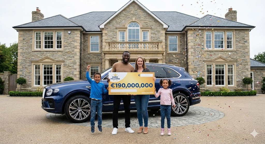 European Jackport Winners in their new Home.