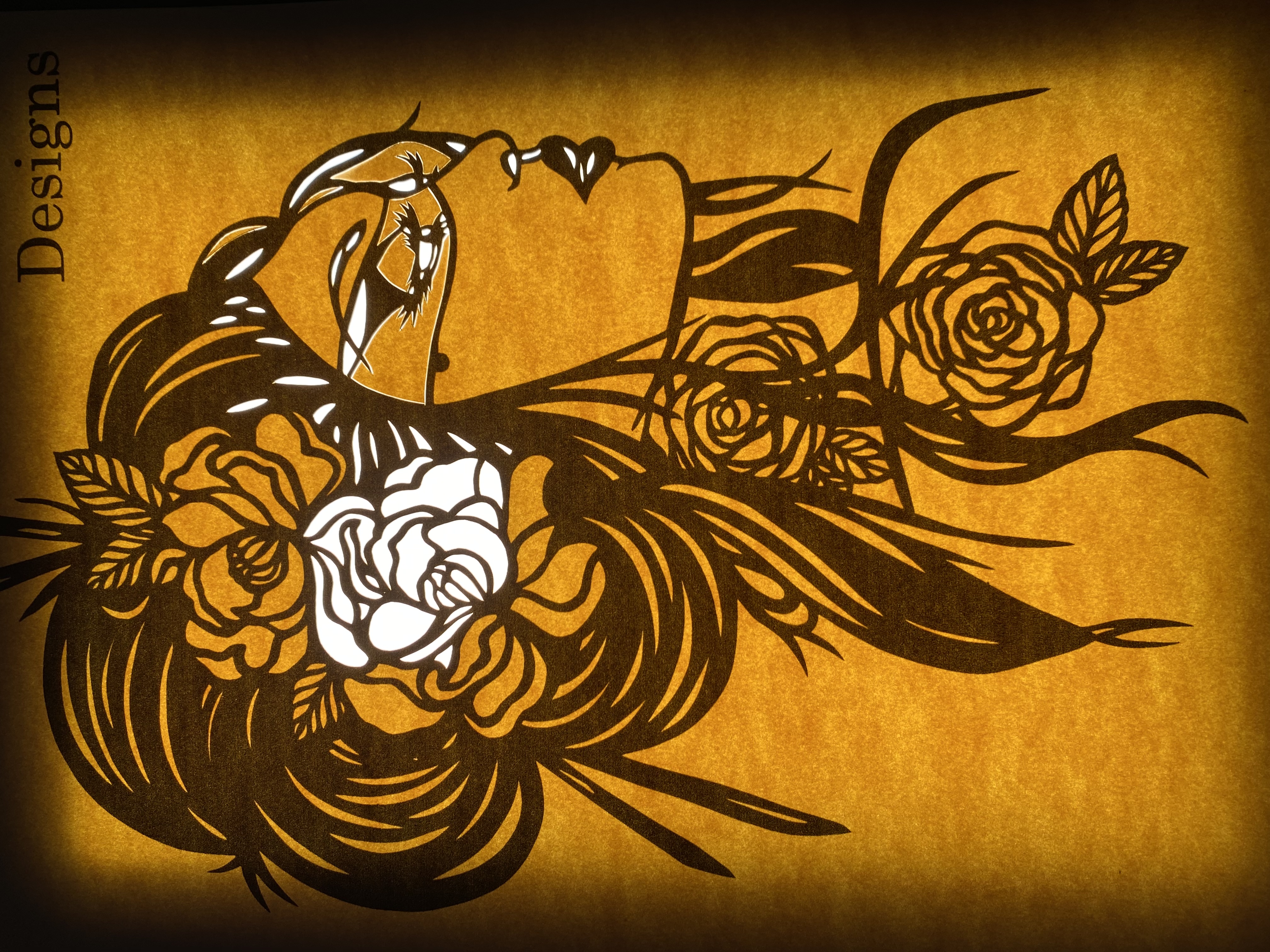 Geisha Papercut Example 2