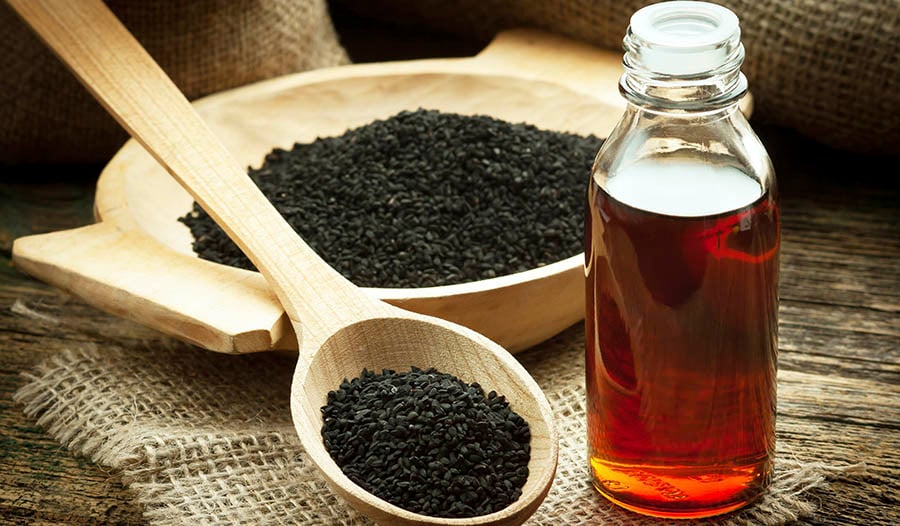 bottle of blackseed oil