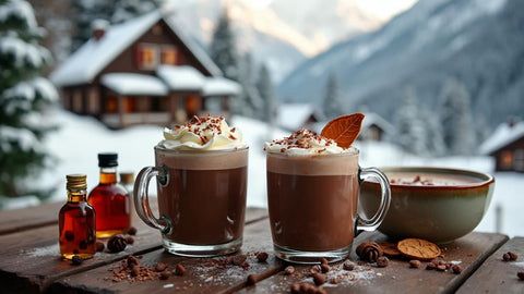 Chocolate drink with cinnamon