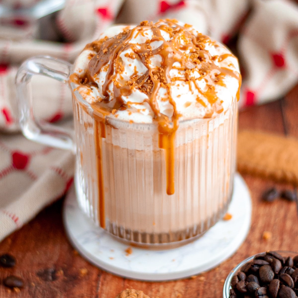 Biscoff latte