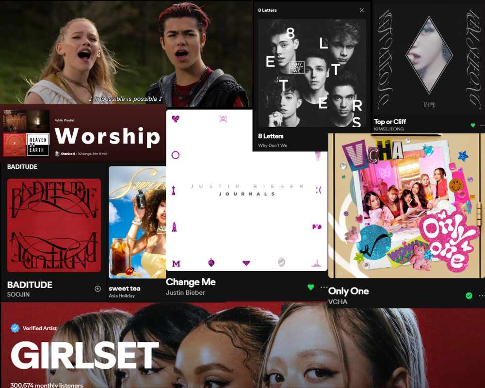 personalized spotify music collage