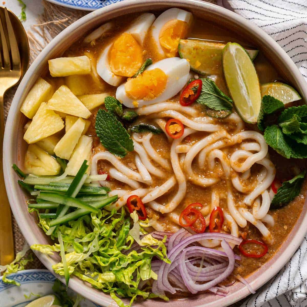 Assam Laksa Fish Broth Noodle