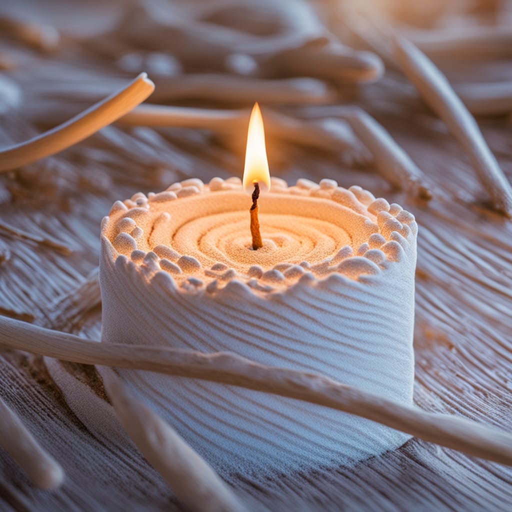Handcrafted sand Candle