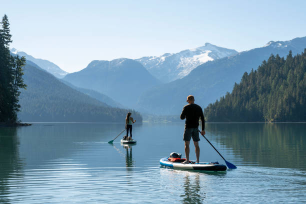 paddleboarding Mountains