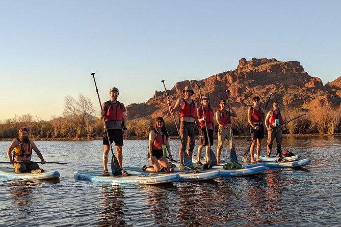 paddleboarding river