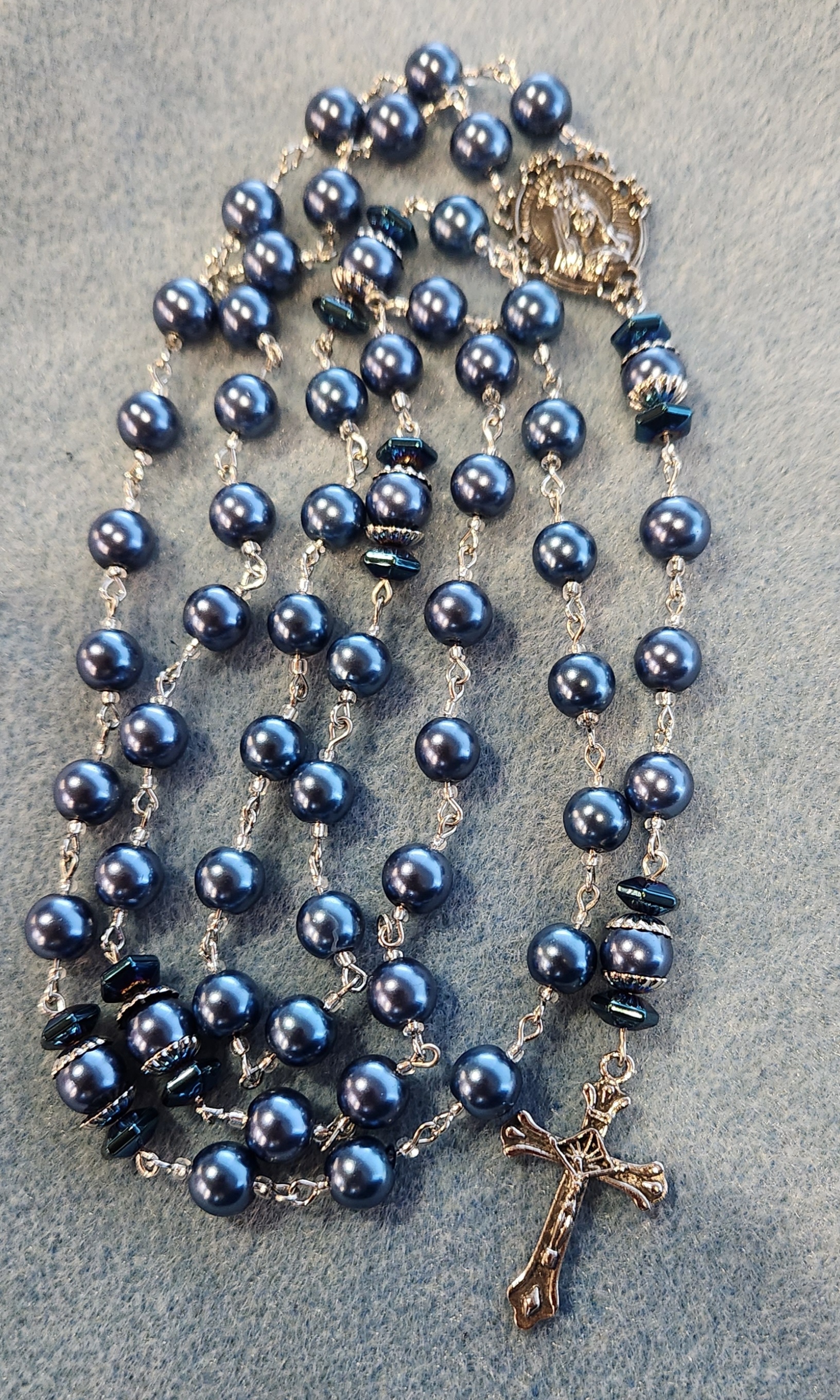 blue rosary