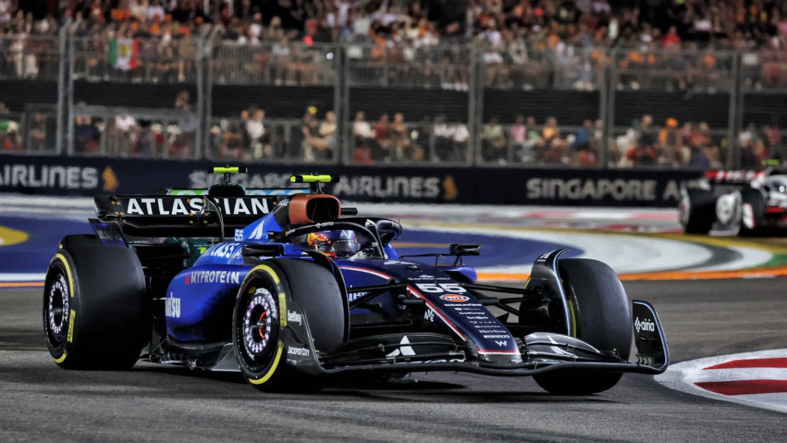 Carlos Sainz at Singapore GP
