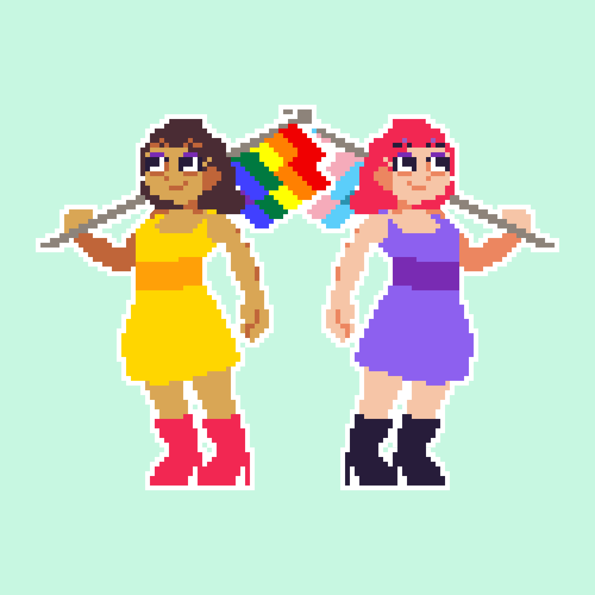 Pixel girls