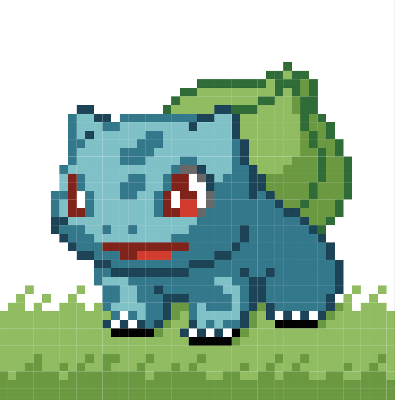 Pixel Bulbasaur