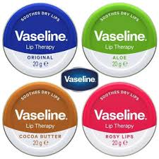 different flavours of vaselline