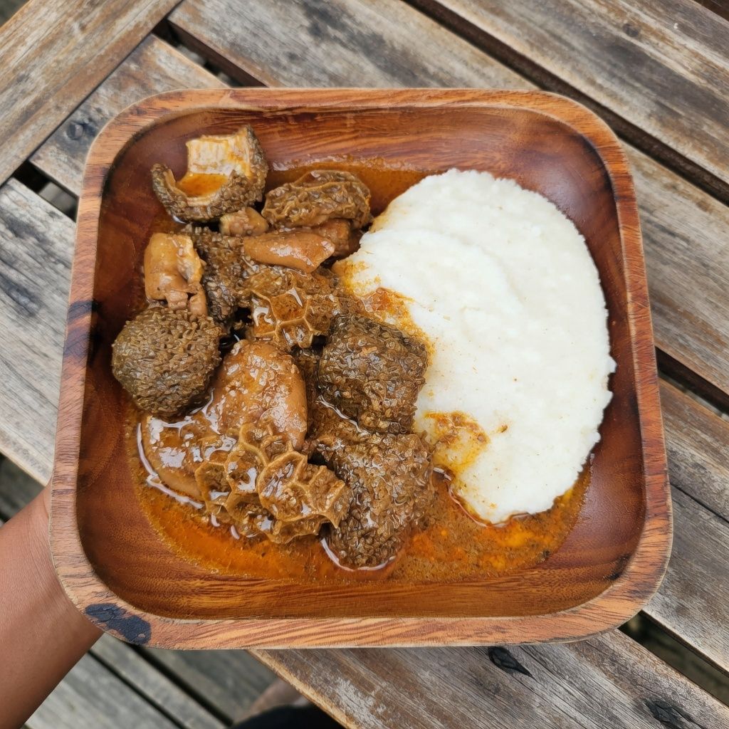 Pap & Mogodu (Tripe)