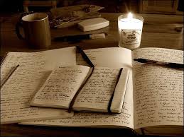 Three written in notebooks