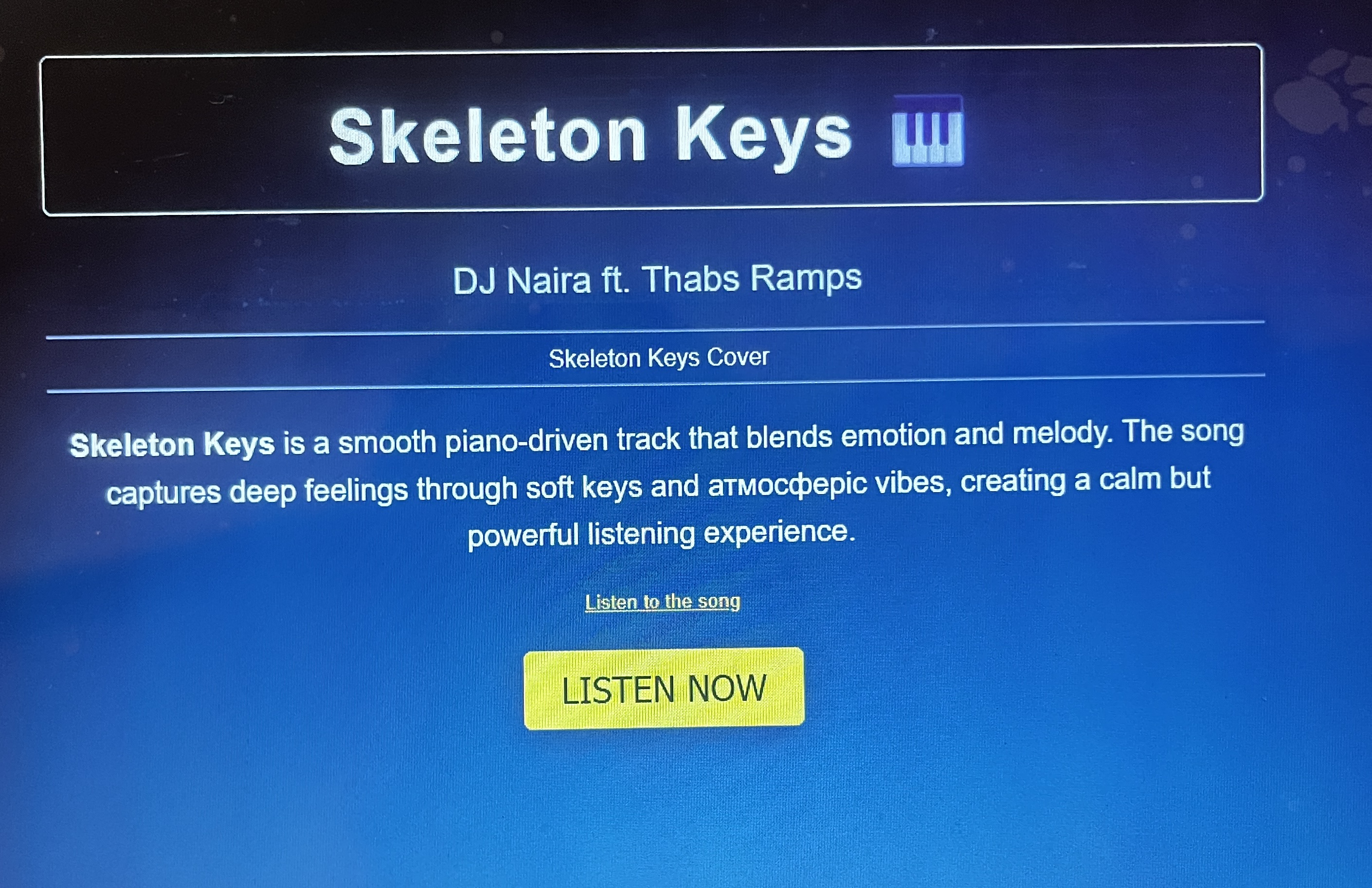 Skeleton Keys Cover