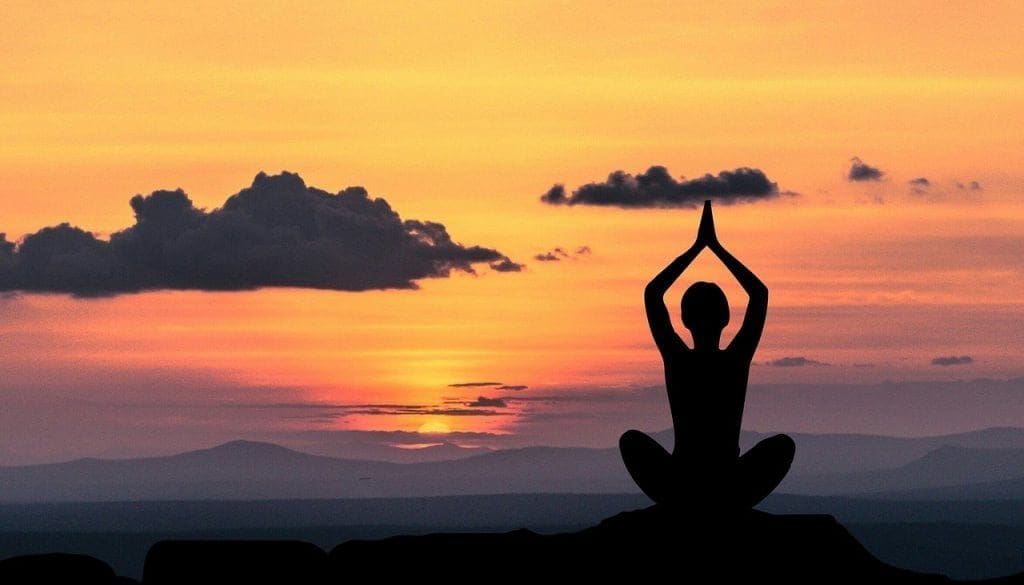 Yoga at sunrise