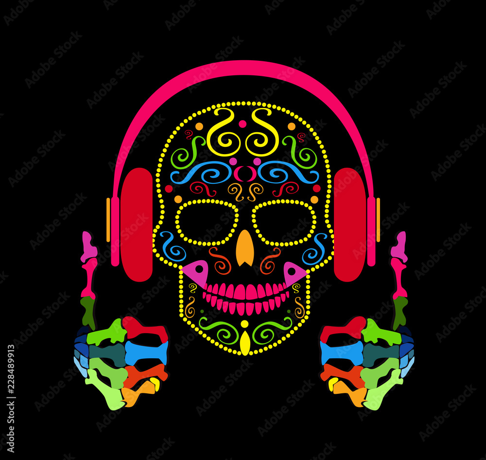 House Music Skull