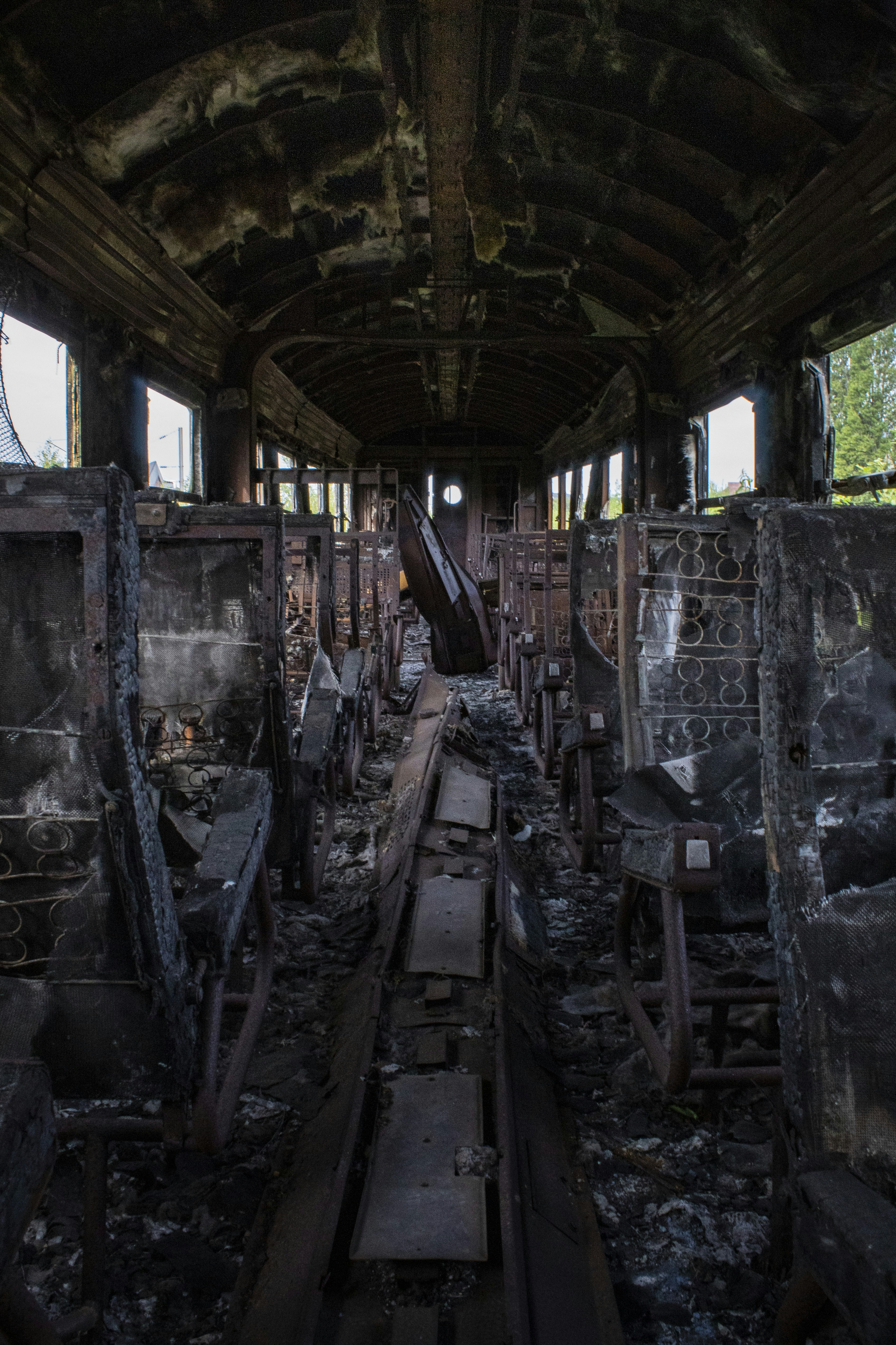 Abandoned post-apocalyptic location
