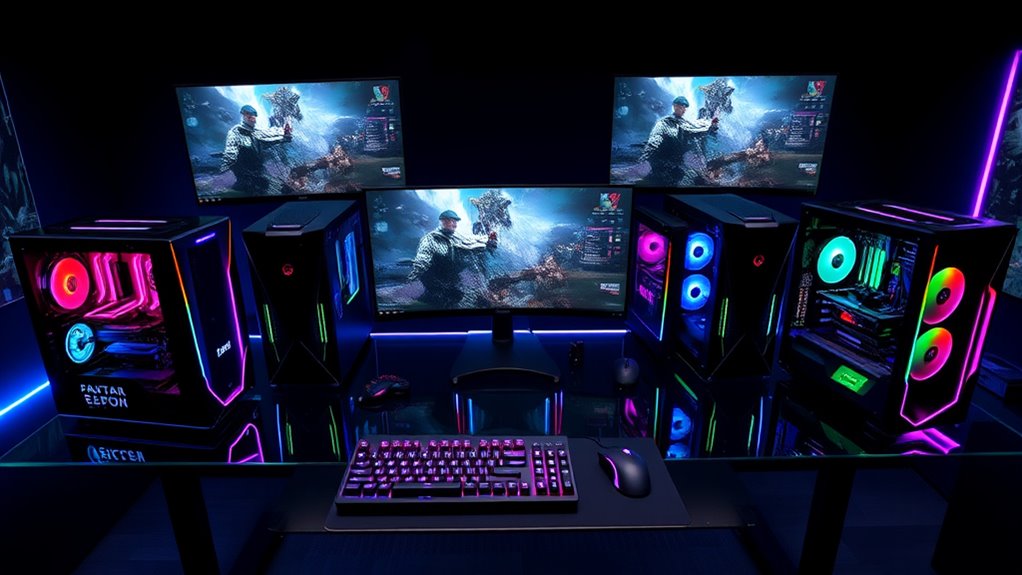 Gaming setup aesthetic