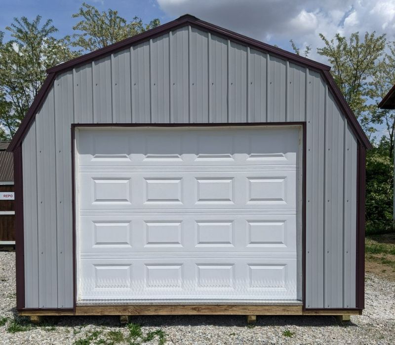 14x36 Lofted Garage Shed For Sale from Hilltop Storage Sheds in