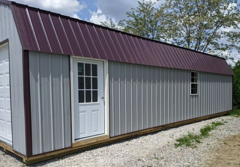 14x36 Lofted Garage Shed For Sale from Hilltop Storage Sheds in