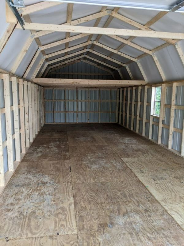 14x36 Lofted Garage Shed For Sale from Hilltop Storage Sheds in