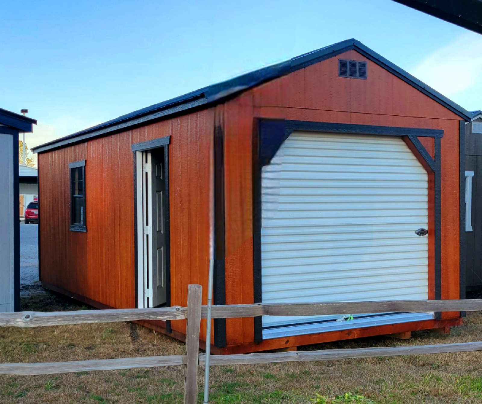 Stunning 12x24 Garage with Electric!! Shed For Sale from Bearded