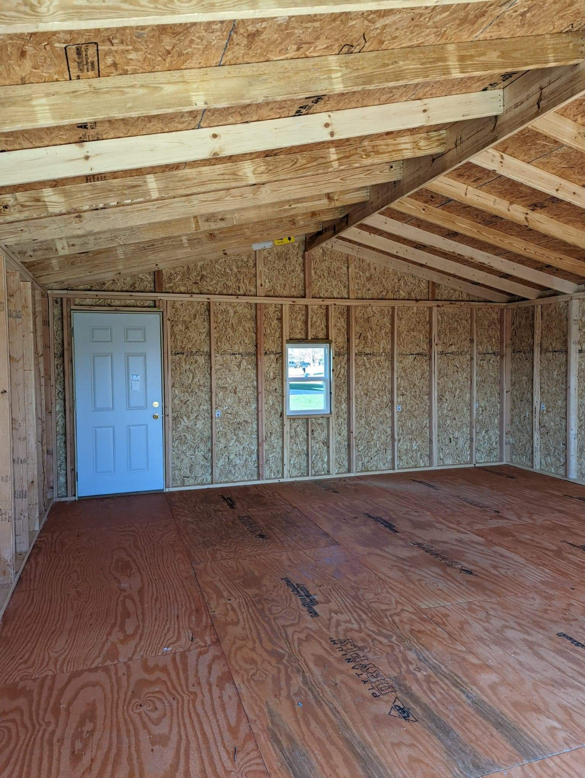 20x20 Double Car Garage Shed For Sale from Zion Structures llc in