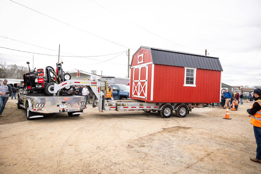 Shed delivery and placement