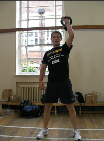 Kettlebells: Clean and Press Exercise