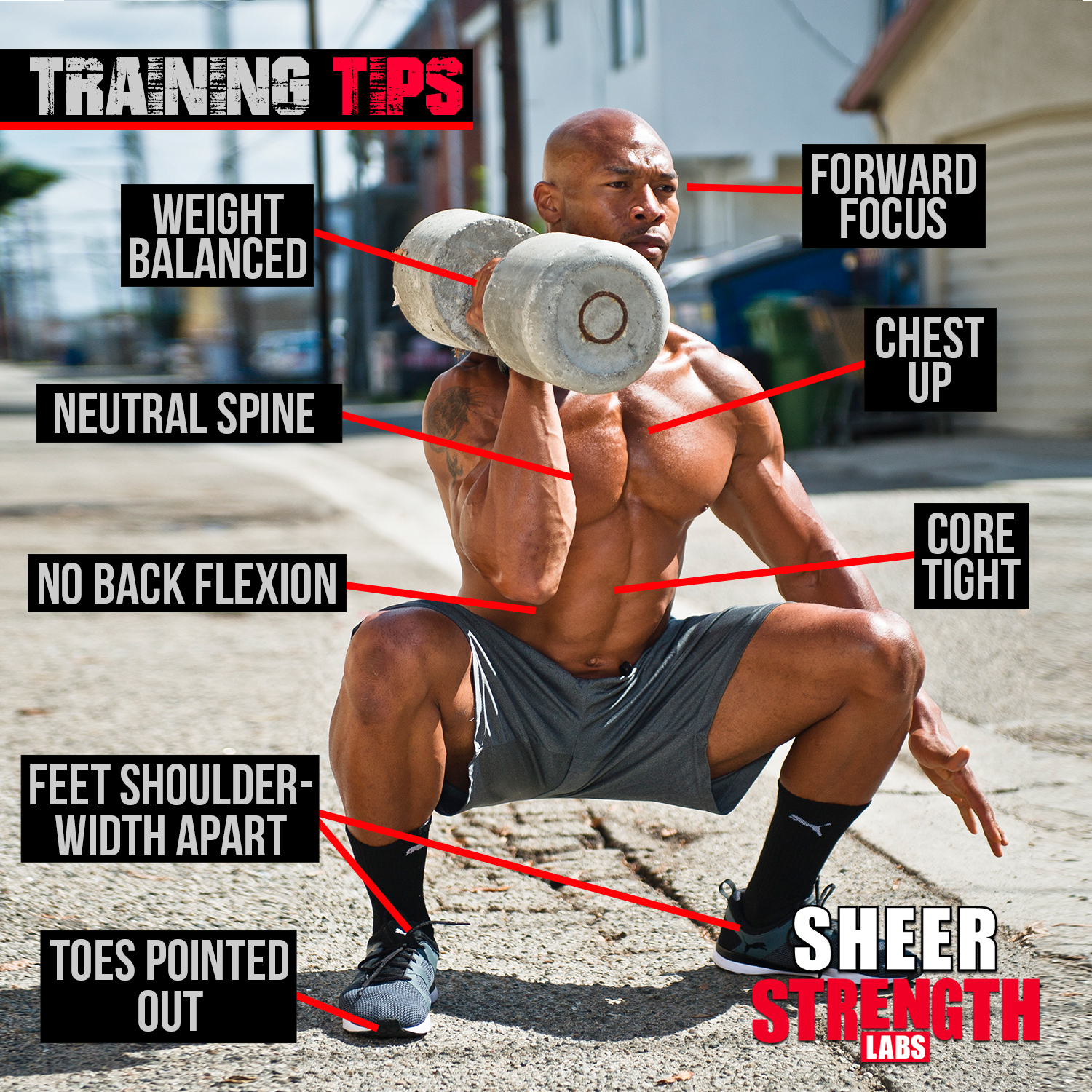 How to do the dumbbell squat exercise.