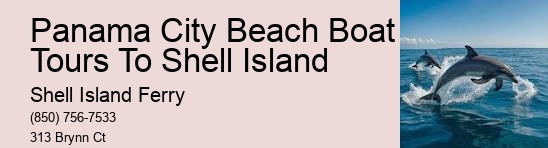 Shell Island Excursions Panama City Beach	
