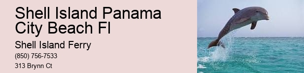 Shell Island Boat Rentals Panama City Beach	