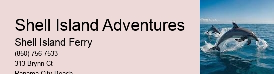 Shell Island Panama City Beach Florida	