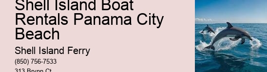 Shell Island Panama City Fl	