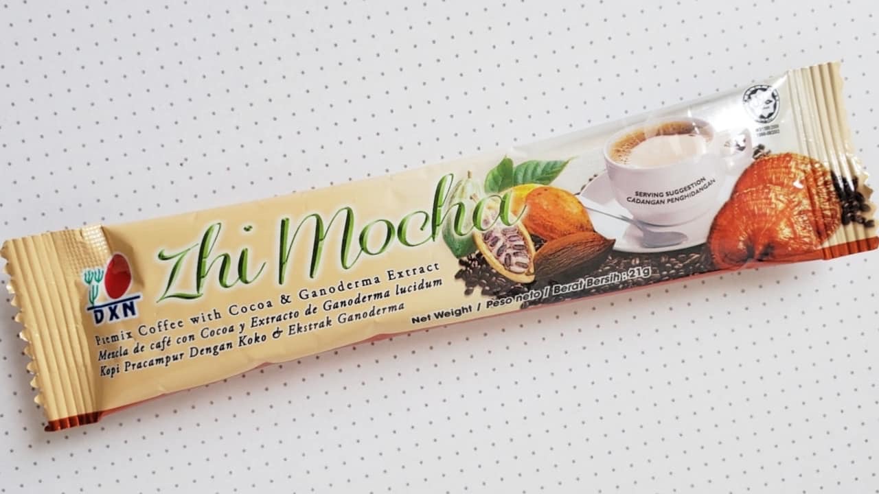 Zhi Mocha DXN: Café con Ganoderma y Cacao con delicioso sabor a chocolate