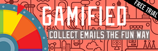 Gamified Email Collection (Wheel Pop Up) app banner