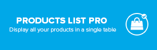 Products List Pro app banner