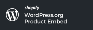 Shopify for WordPress.org app banner