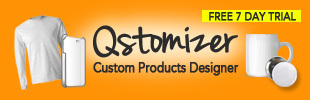Qstomizer - Products Customizations app banner