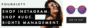 Shoppable Instagram by Foursixty app banner