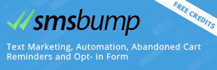 SMSBump app banner